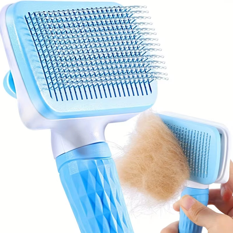 Ultimate Pet Grooming Brush: Dog Hair Remover & Cat Comb for Shedding, Massage, and Bathing - Essential Pet Supplies