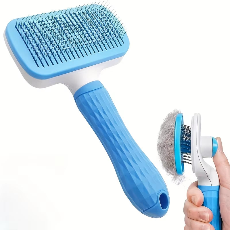 Ultimate Pet Grooming Brush: Dog Hair Remover & Cat Comb for Shedding, Massage, and Bathing - Essential Pet Supplies