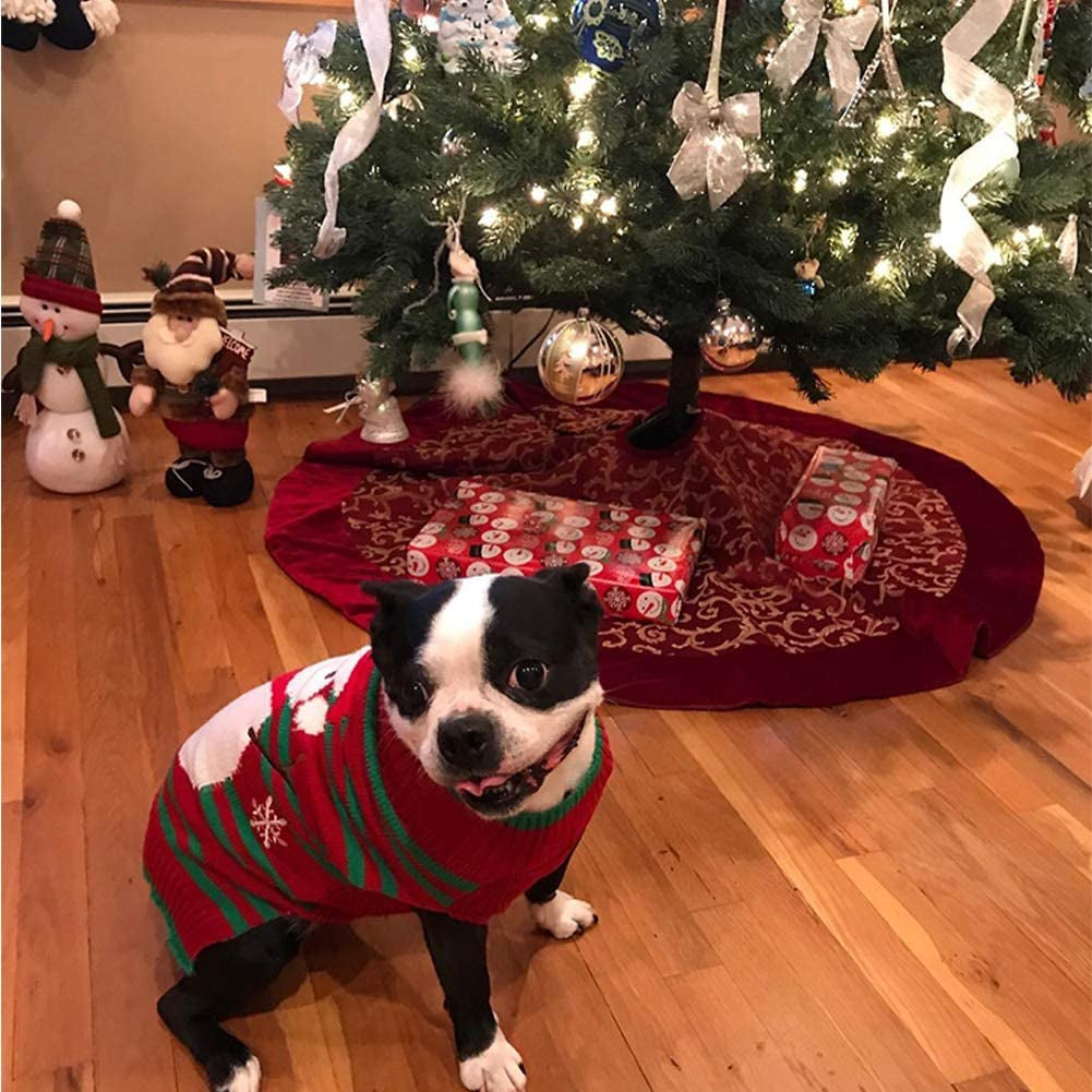 Cozy Snowman Holiday Sweater for Small Dogs and Cats - Perfect for Christmas and New Year Celebrations!