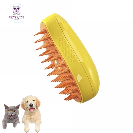 Effortless Grooming: 3-in-1 Cat Steam Brush with Electric Spray & Massage Comb for Easy Hair Removal