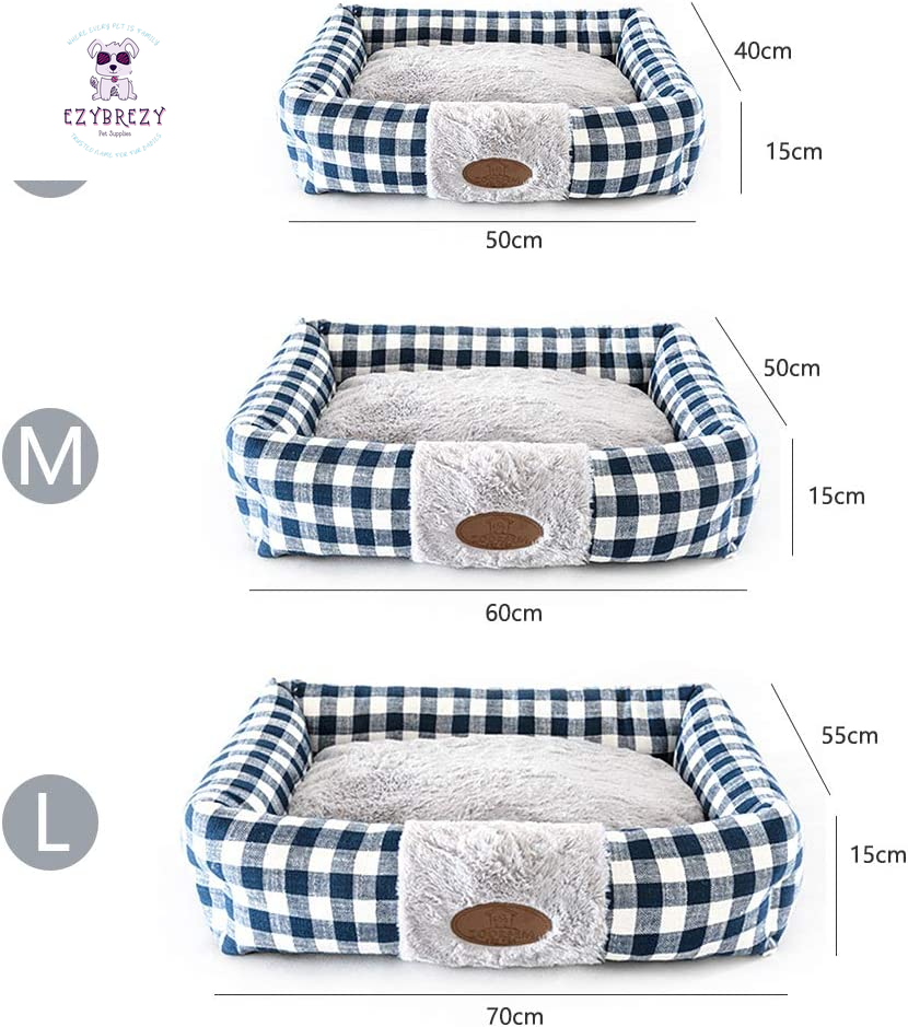 Ultimate Plush Cat Bed - Spacious Indoor Cushion for Cats & Dogs, Easy-Care Machine Washable with Non-Slip Base