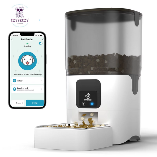 Revolutionary WiFi Smart Cat Feeder - Effortless App Control & Easy Clean Design for Stress-Free Feeding