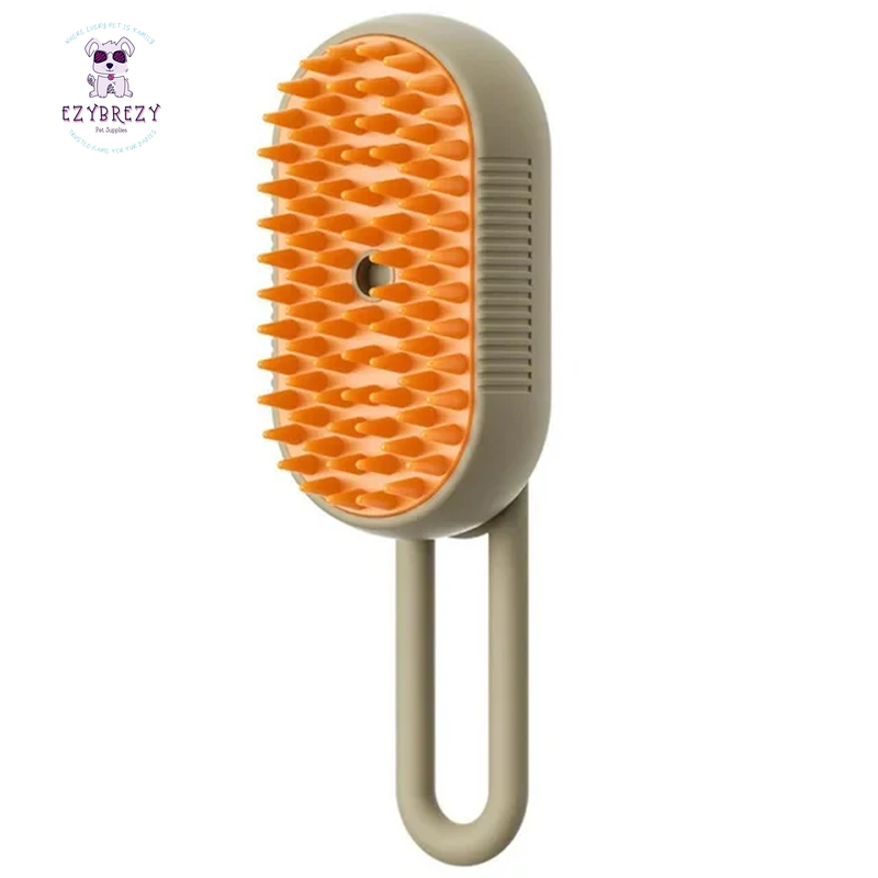 Revolutionary 3-in-1 Electric Pet Grooming Brush - Steam, Massage & Hair Removal for Cats and Dogs