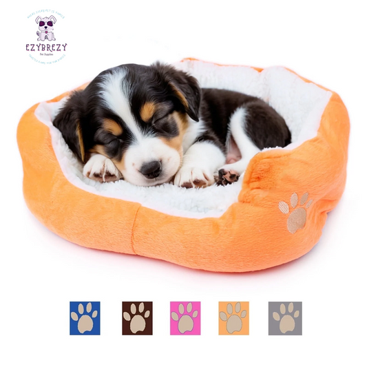 Luxurious Cozy Dog Bed for Small Dogs & Cats - Ultimate Comfort with Removable Cushion!